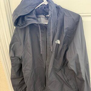The North Face Men's Waterproof Hooded Jacket - Size L, Gray